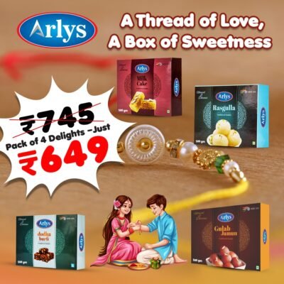 Khushiyon Ki Mithaas, Pyaar Ka Bandhan – Signature 4-in-1 Box (500g Each)