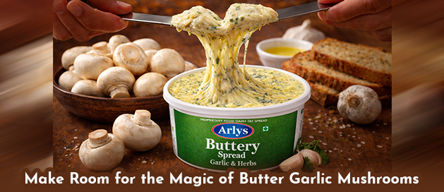 Arlys garlic and herbs buttery spread