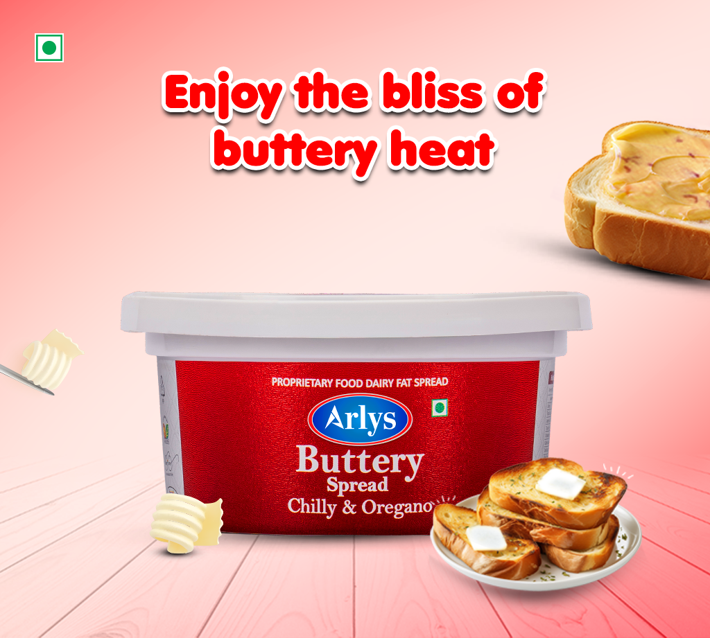 Arlys Buttery Spread Chilly and Oregano (100 gm)